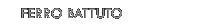 Arredamento ferro battuto