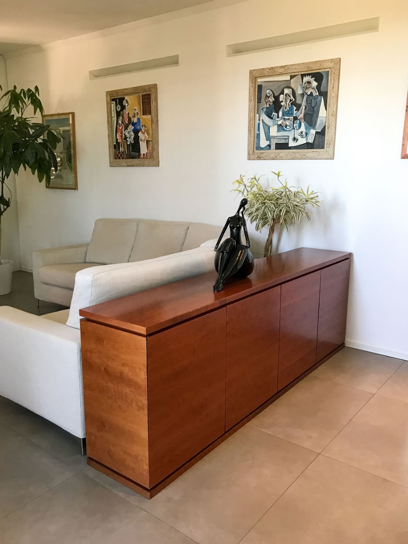 OMIF Interior Design furniture for Mobile in ciliegio soggiorno