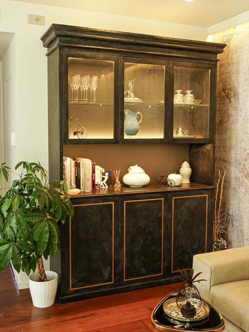 OMIF Interior Design furniture for Mobile sala con vetrina