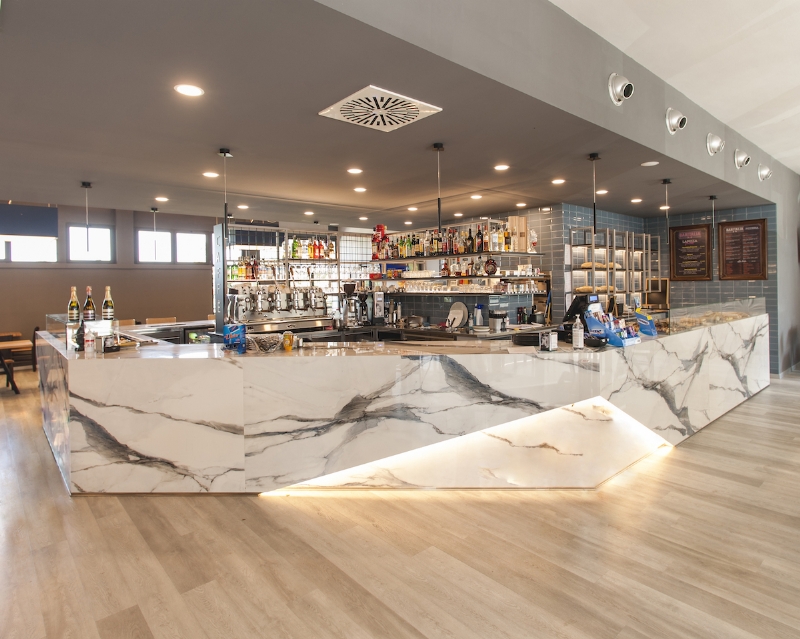OMIF Bar Pastry shop Ice Cream Shop furniture for Bar Italia Castellina in Chianti