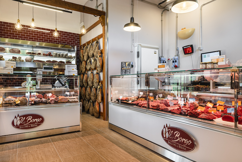 Delicatessen Bakery Butcher Shop furniture for Il Borgo Monteroni d'Arbia