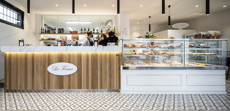 Bar Pastry shop Ice Cream Shop furniture for LA FAMA Florence