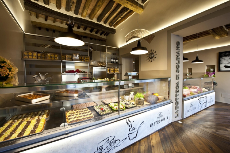 OMIF Delicatessen Bakery Butcher Shop furniture for La Bottega di Solimano Siena