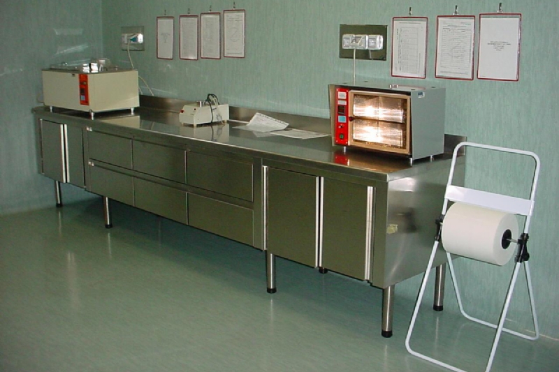 OMIF Stainless Steel furniture for Tavoli armadiati inox