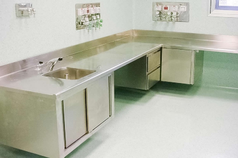 OMIF arredo Acciaio Inox per Lavabi sospesi