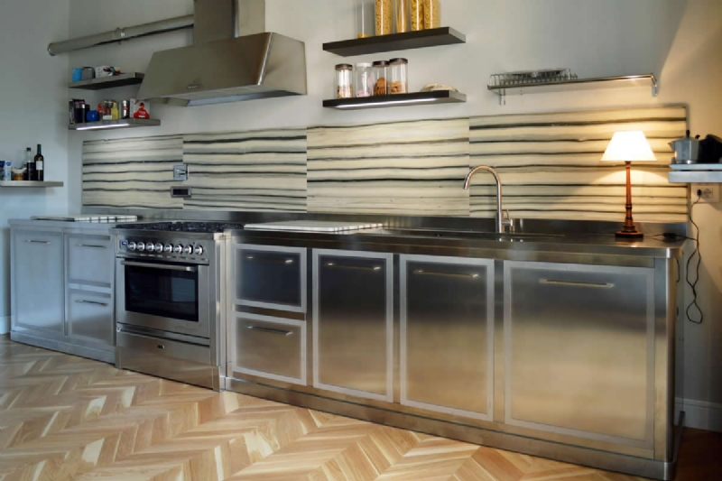 OMIF arredo Case Private per Cucina in acciaio inox