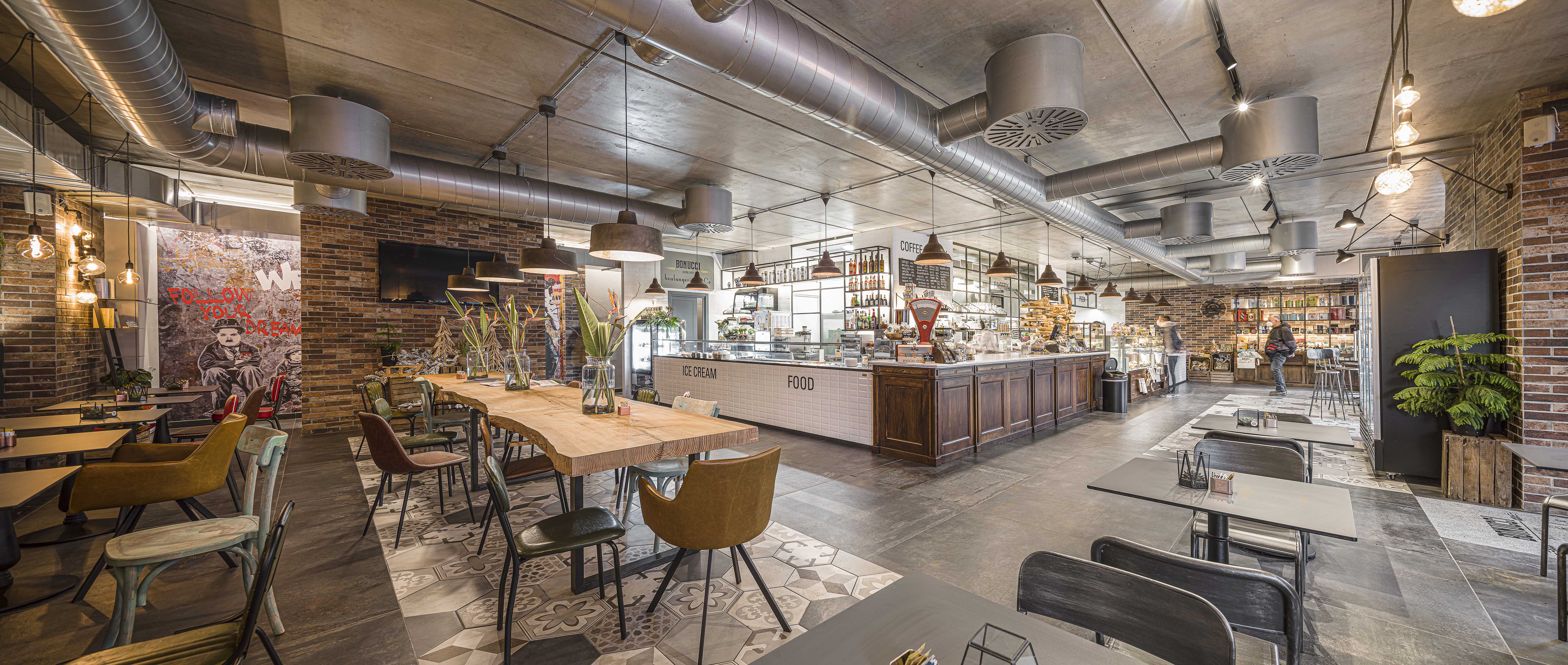 Arredo Ristoranti Pizzerie per Bonucci Boulangerie Siena 
