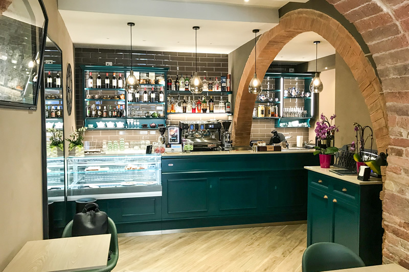 Arredo Bar Caffetterie Lounge Bar per Case Nuove Pienza