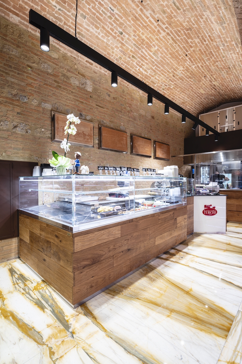 Furniture realization Typical shop as Turchi Butcher - Siena  by OMIF