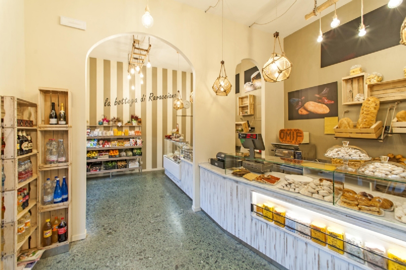 Furniture realization Typical shop as Forno di Ravacciano - Siena by OMIF