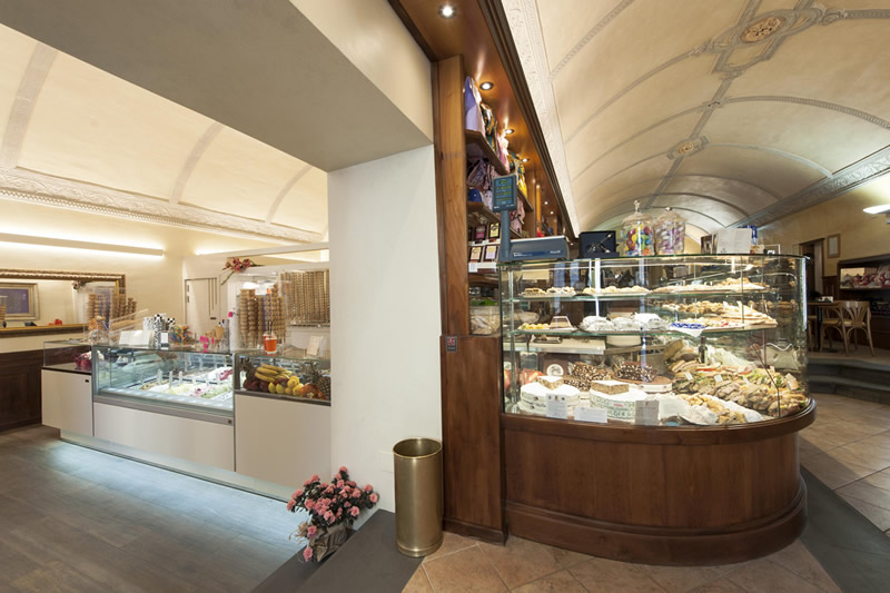 Arredo Pasticcerie Gelaterie per Gelateria 4 Cantoni Siena